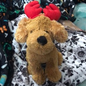Christmas reindeer dog